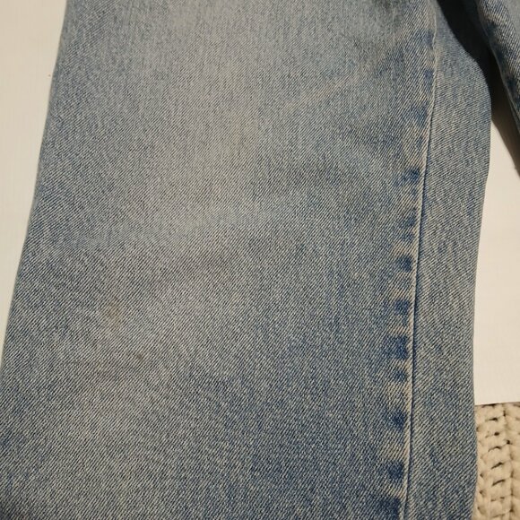 Vintage 90s Marithe Francois Girbaud Jeans Faded Blue 29 Reg Inseam Loose Y2K - Picture 8 of 11